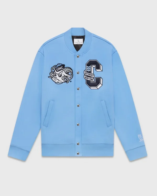 UNC TAR HEELS FLEECE OVO VARSITY JACKET