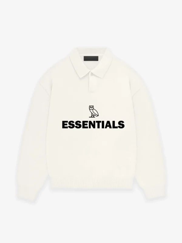 Ovo Essentials Knit Polo SweatShirt