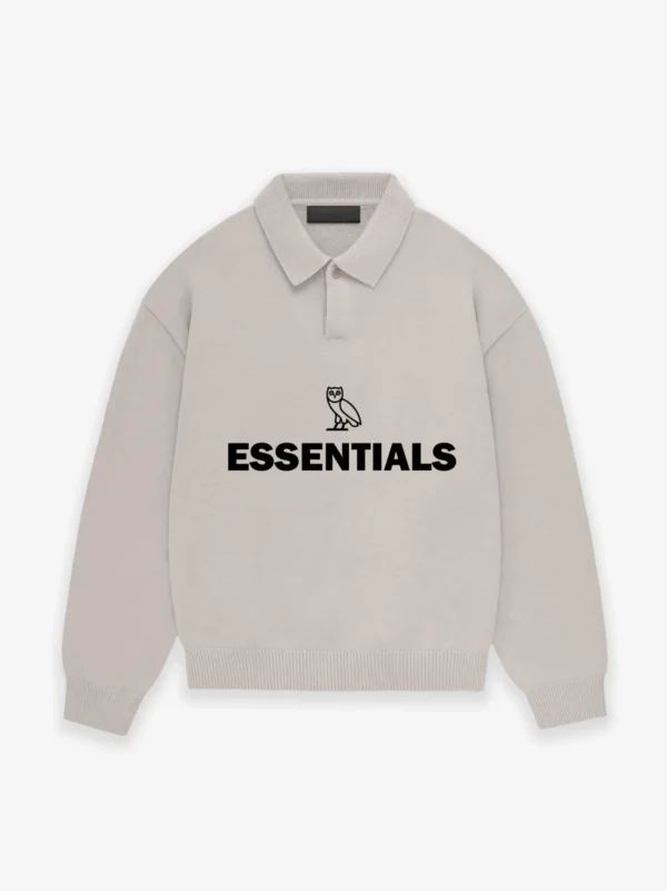 Ovo Essentials Knit Polo SweatShirt